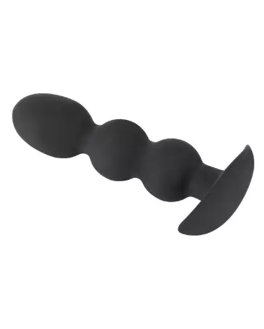 Plug Anal Black Velvets Heavy Beads 145g pour stimulation intense et confortable-4