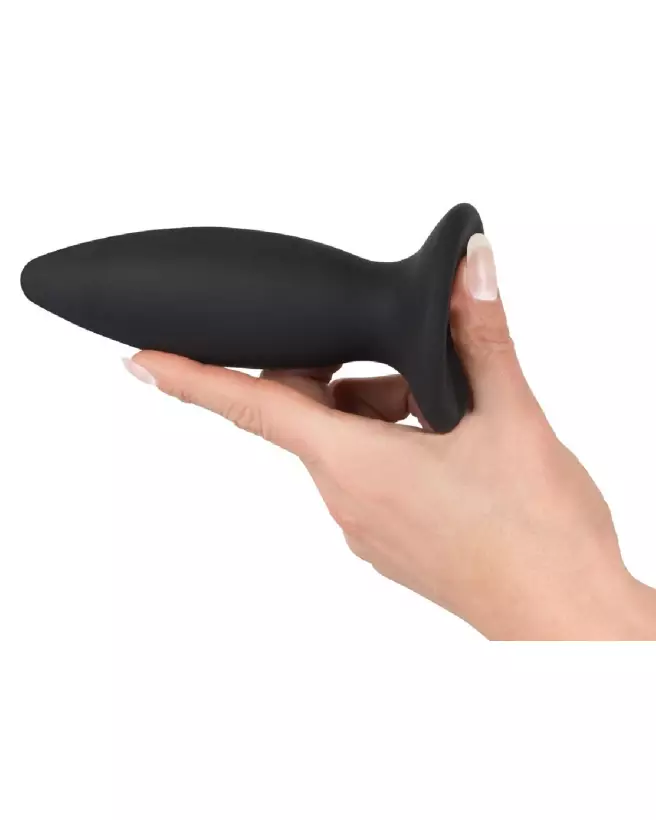 Black Velvets Recharge Plug S, plug anal sophistiqué, noir, rechargeable et ergonomique-3