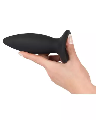 Black Velvets Recharge Plug S, plug anal sophistiqué, noir, rechargeable et ergonomique-3
