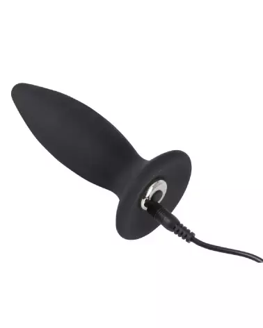 Black Velvets Recharge Plug S, plug anal sophistiqué, noir, rechargeable et ergonomique-4