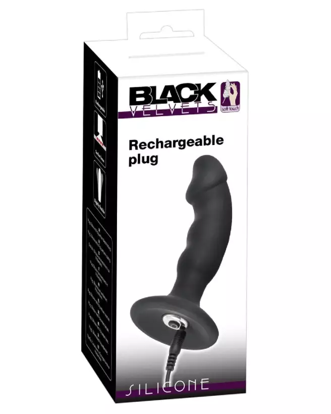 Image Black Velvets Rechargeable Plu, stimulateur de prostate haut de gamme-1