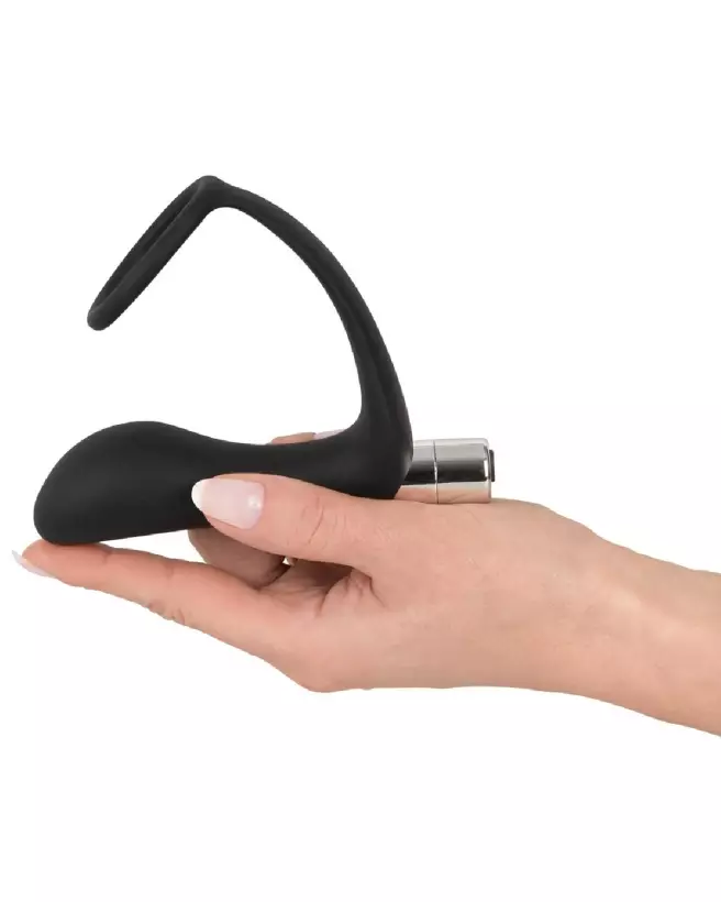 BV Vibrating Ring et Plug de Black Velvets, Anneau et Plug Anal pour Stimulation Intense-5