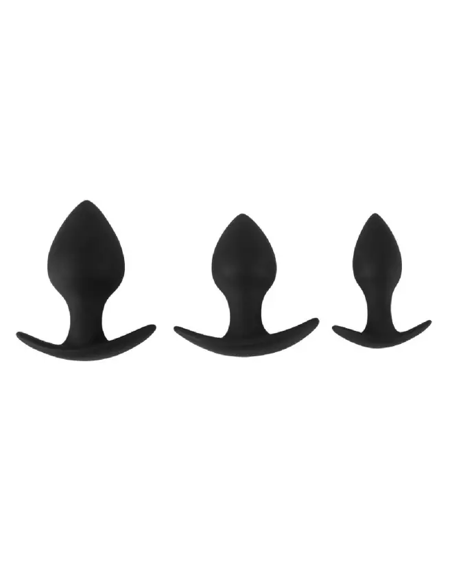 Image du Set d'Entraînement Anal Black Velvets pour débutants et avancés en silicone doux-2