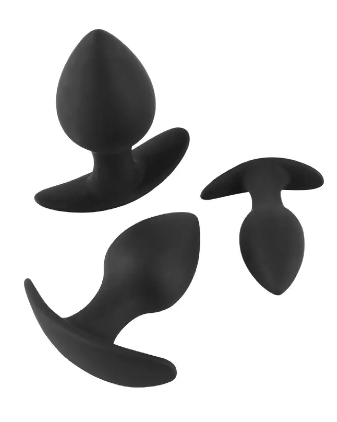 Image du Set d'Entraînement Anal Black Velvets pour débutants et avancés en silicone doux-3
