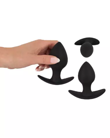 Image du Set d'Entraînement Anal Black Velvets pour débutants et avancés en silicone doux-5