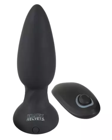 Image Plug Anal Black Velvets RC Rotating & Vibrating - Confort et Performance-2