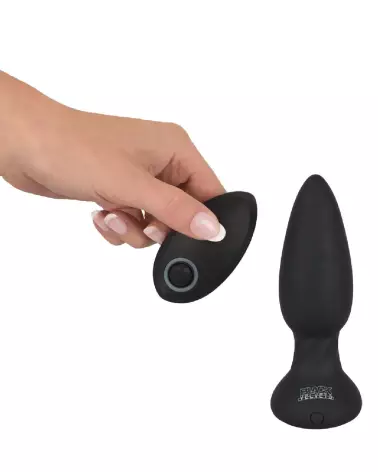 Image Plug Anal Black Velvets RC Rotating & Vibrating - Confort et Performance-4