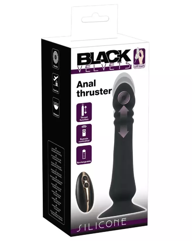 Image du Black Velvets Anal Thruster, sextoy va-et-vient pour plaisir anal-1
