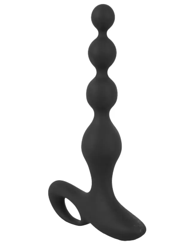 Image des perles anales vibrantes Black Velvets pour stimulation intense-2