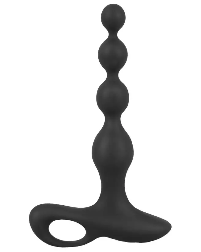 Image des perles anales vibrantes Black Velvets pour stimulation intense-5