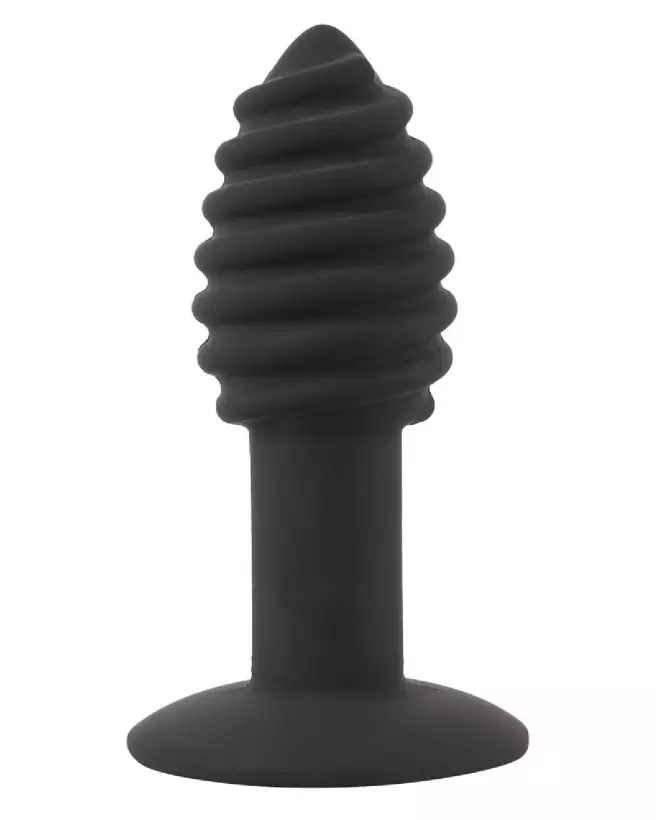 Image du Black Velvets Twist Butt Plug, plug anal premium pour stimulation intense-2