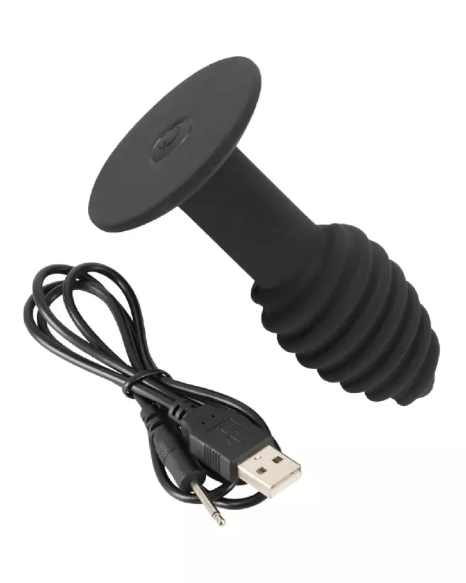 Image du Black Velvets Twist Butt Plug, plug anal premium pour stimulation intense-6