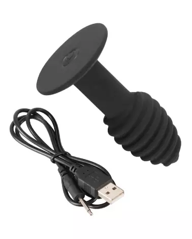 Image du Black Velvets Twist Butt Plug, plug anal premium pour stimulation intense-6