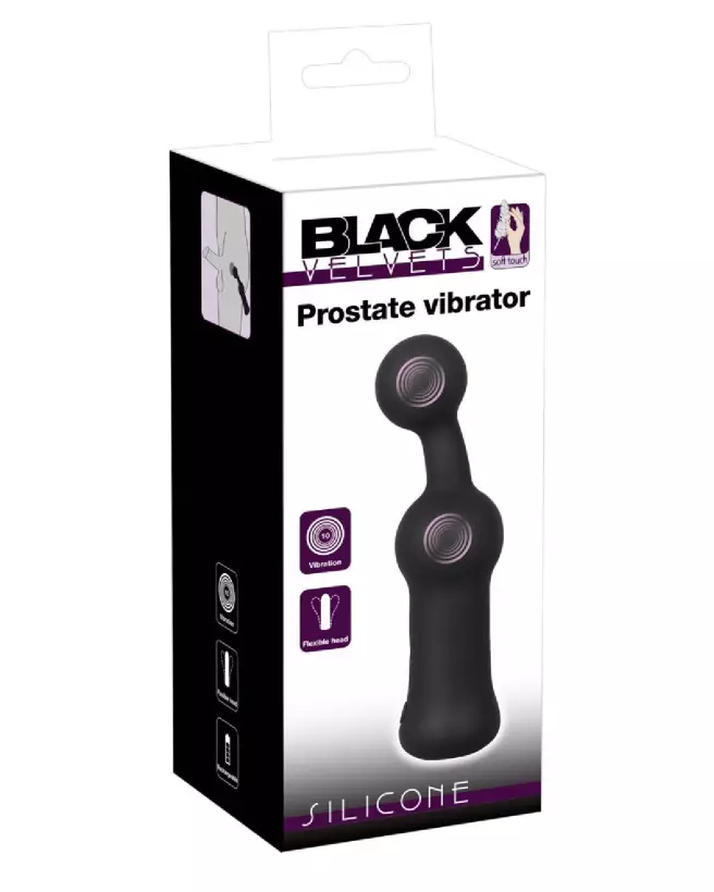 Image du Black Velvets Prostate Vibrator pour stimulation anale efficace et ergonomique-1
