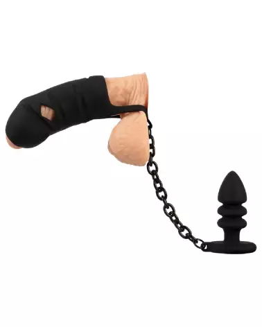 Cage de chasteté Black Velvets pour jeux de domination et BDSM-6