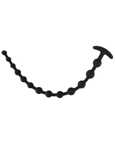Image des Black Velvets Anal Beads en silicone, chapelet anal de luxe-4