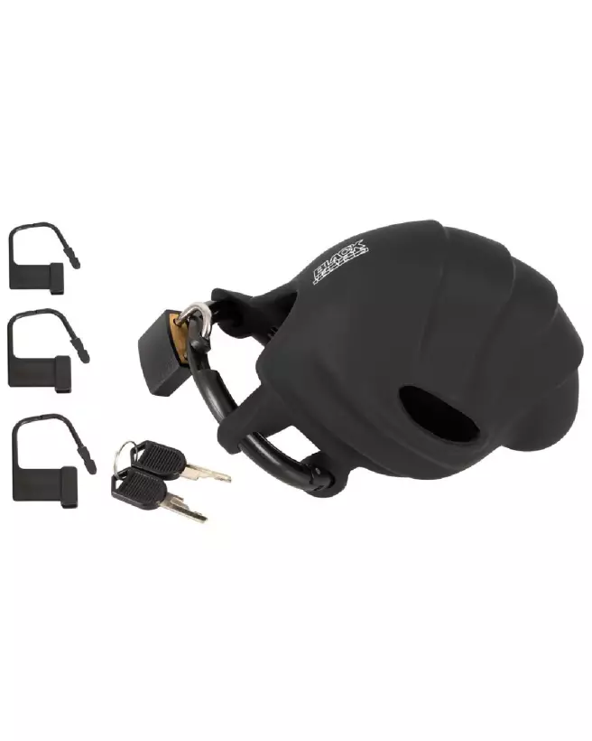 Image de la Cage de Chasteté Black Velvets pour contrôle et soumission en BDSM-3
