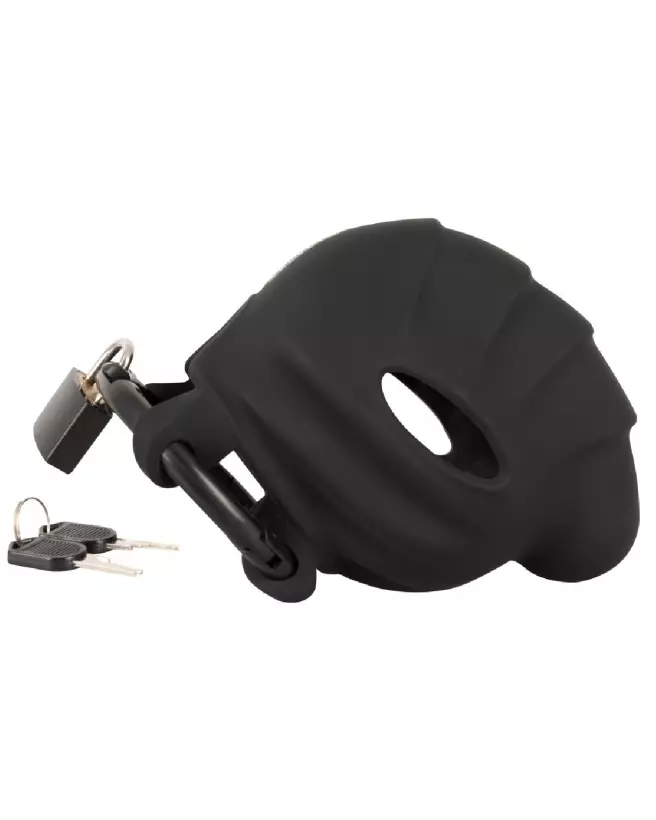Image de la Cage de Chasteté Black Velvets pour contrôle et soumission en BDSM-4