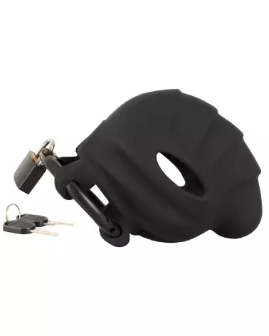 Image de la Cage de Chasteté Black Velvets pour contrôle et soumission en BDSM-4