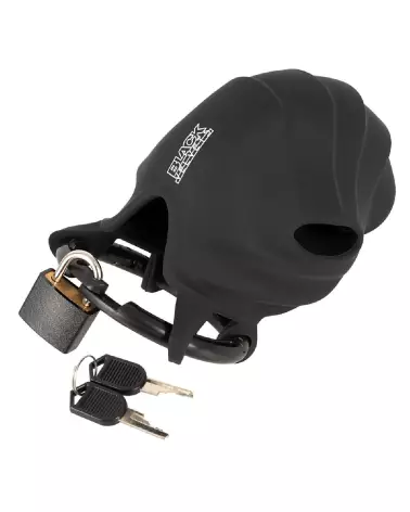 Image de la Cage de Chasteté Black Velvets pour contrôle et soumission en BDSM-5