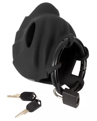 Image de la Cage de Chasteté Black Velvets pour contrôle et soumission en BDSM-6