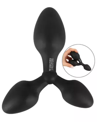 Image Black Velvets Triple Butt Plug pour stimulation anale triple niveau-2