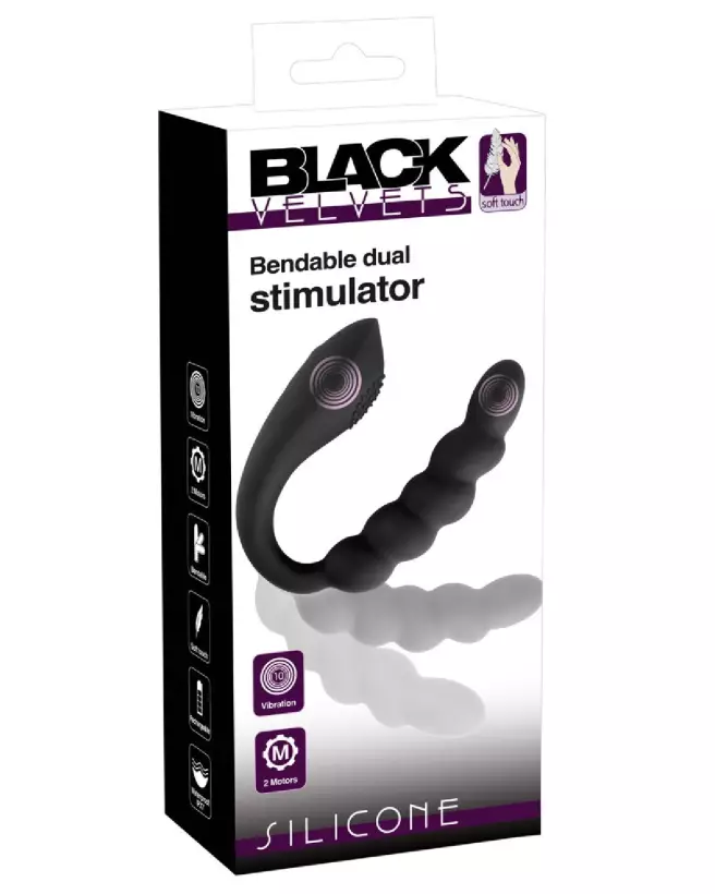 Photo du BV Bendable Dual Stimulator par Black Velvets pour stimulation de la prostate-1