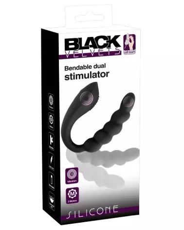 Photo du BV Bendable Dual Stimulator par Black Velvets pour stimulation de la prostate-1
