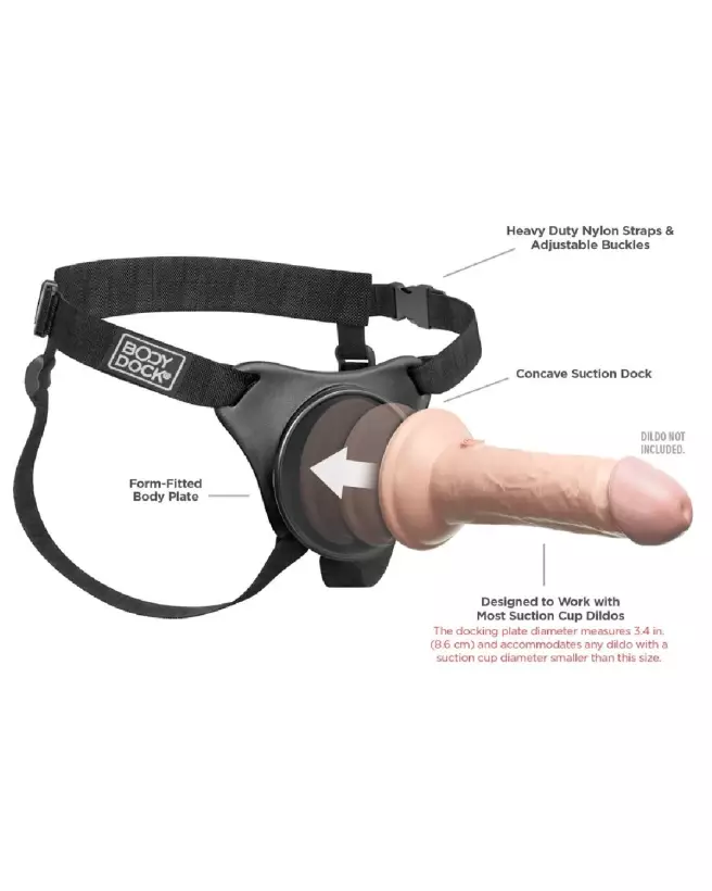 Image du Body Dock Original Harness, harnais de qualité pour godes ceintures-6