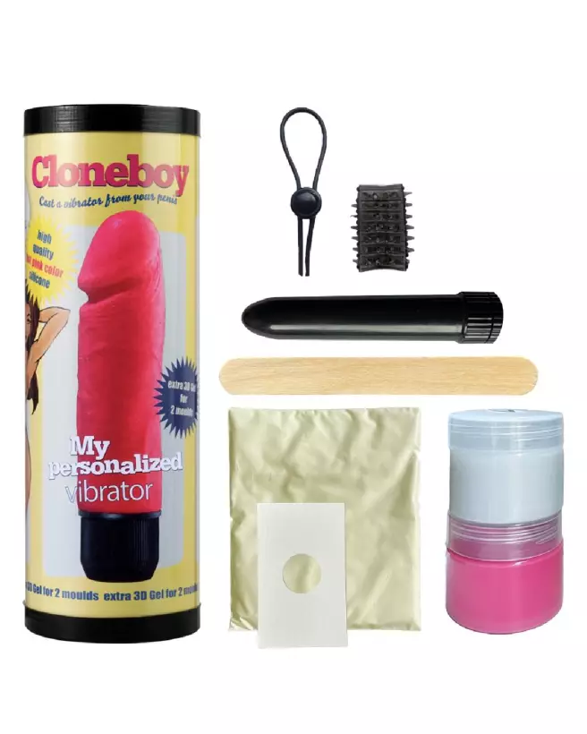 Image du Cloneboy Vibrator Hot Pink, vibromasseur ergonomique pour couples-2