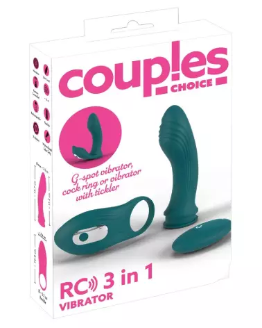 Couples Choice RC 3in1 Vibrat sextoy multifonction pour couple-1
