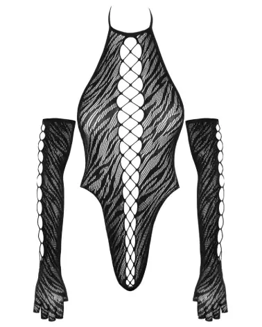 Body Set Fantasy S-L par Cottelli en maille élégante et séduisante-5