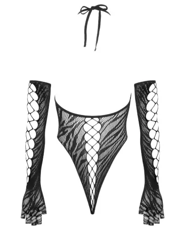 Body Set Fantasy S-L par Cottelli en maille élégante et séduisante-6