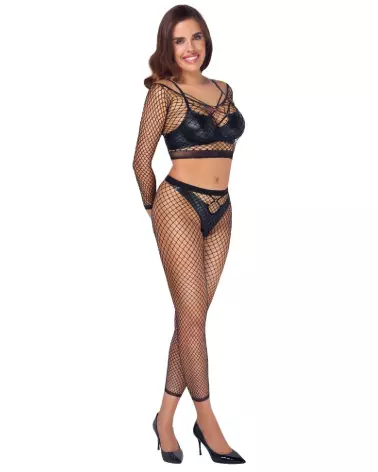 Top et Legging Bodystocking S-L de Fantasy by Cottelli en tenue élégante et confortable-3