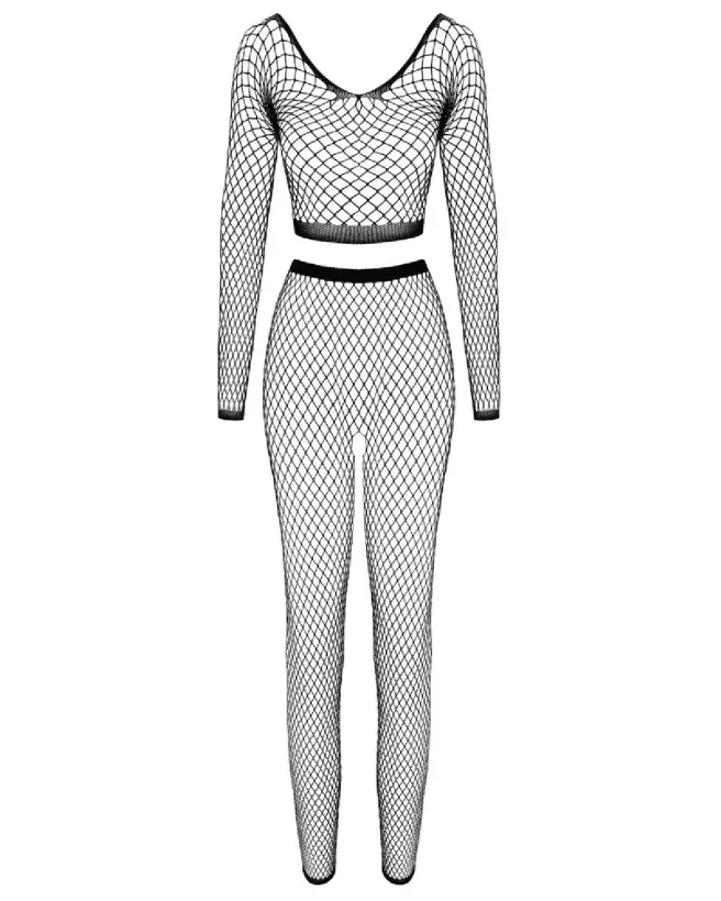 Top et Legging Bodystocking S-L de Fantasy by Cottelli en tenue élégante et confortable-5