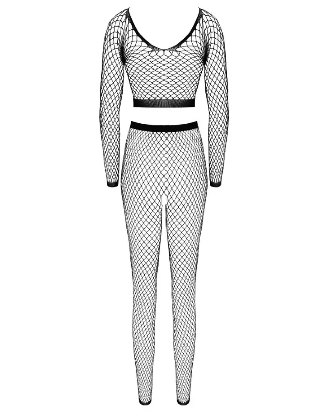 Top et Legging Bodystocking S-L de Fantasy by Cottelli en tenue élégante et confortable-6