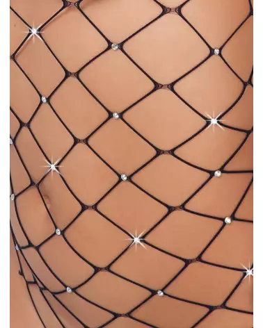 Body Fantasy S-L par Fantasy by Cottelli, bodystocking sensuel en résille-6