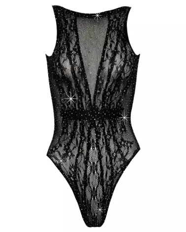 Photo du bodystocking Body Fantasy S-L de Fantasy by Cottelli, lingerie noire séduisante et élégante-5