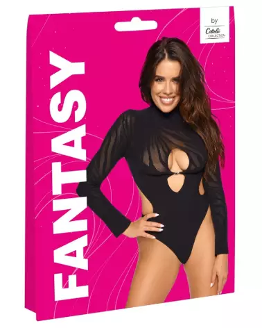Body Fantasy S-L par Fantasy by Cottelli en bodystocking élégant-1