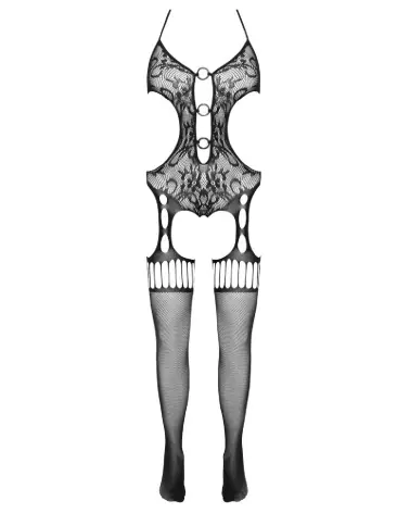 Catsuit Fantasy S-L de Fantasy by Cottelli en noir, bodystocking élégant et sensuel-5