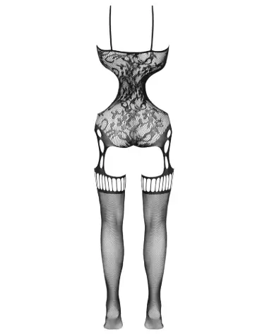 Catsuit Fantasy S-L de Fantasy by Cottelli en noir, bodystocking élégant et sensuel-6
