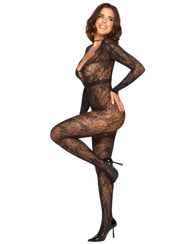 Catsuit Fantasy S-L par Fantasy by Cottelli en bodystocking élégant et séduisant-4