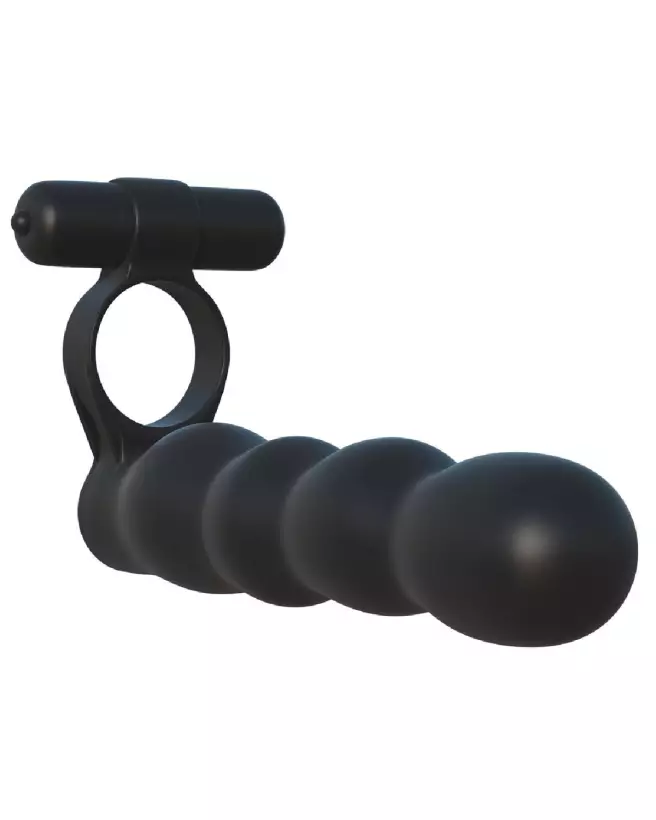 Gode ceinture double Fantasy C-Ringz pour stimulation intense et double pénétration-2