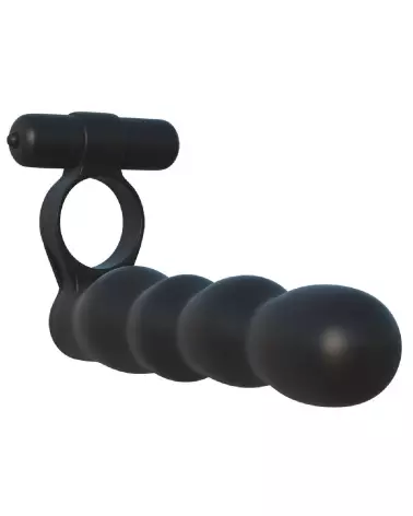 Gode ceinture double Fantasy C-Ringz pour stimulation intense et double pénétration-2