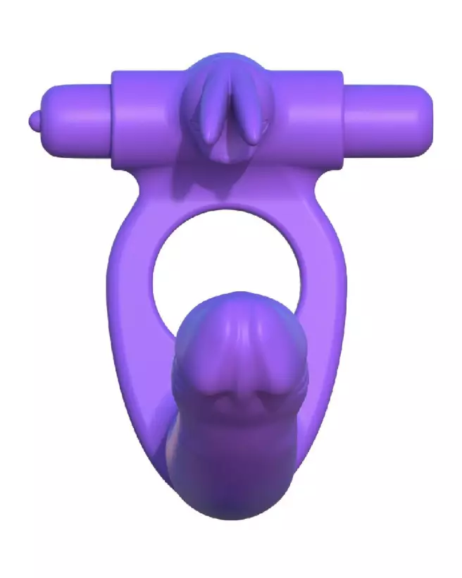 Gode Ceinture Double Penetration Fantasy C-Ringz en Silicone-5