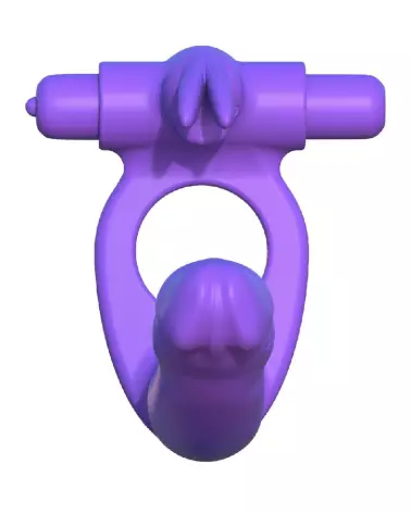 Gode Ceinture Double Penetration Fantasy C-Ringz en Silicone-5