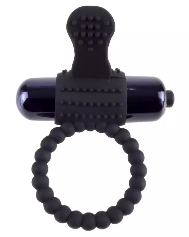 Image du FCR Vibrating Silicone Super R de Fantasy C-Ringz, cockring vibrant en silicone pour amélioration de performance-3