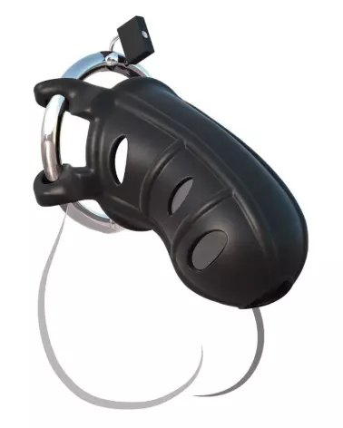 Image de la cage de chasteté FCR Hardcore Silicone de Fantasy C-Ringz-4