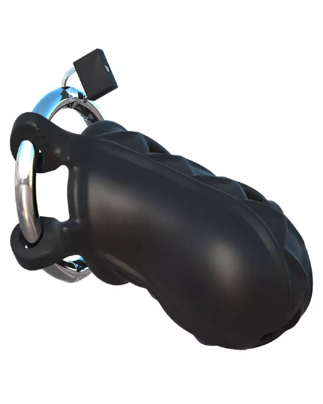 Image de la Cage de Chasteté FCR Extreme Silicone Cock Bloc par Fantasy C-Ringz-2