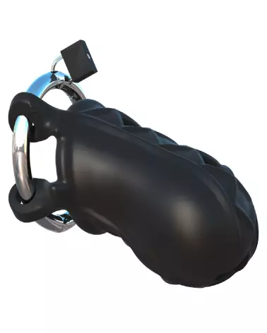 Image de la Cage de Chasteté FCR Extreme Silicone Cock Bloc par Fantasy C-Ringz-2